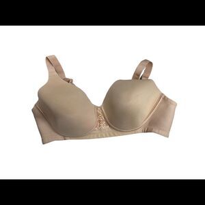 VANITY‎ FAIR Women’s Tan Bra Size 36C, NO WIRES WIRELESS
